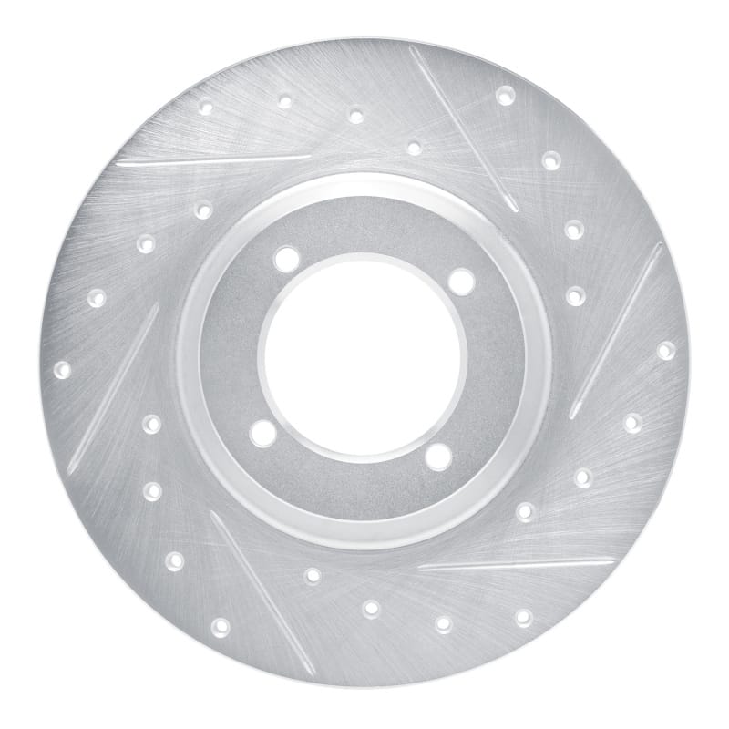 R1 Concepts — R1 61-76 Triumph TR250 Front Right Drilled & Slotted Silver Brake Rotor
R1 Brake Rotor Drill