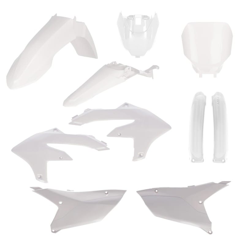 Acerbis — Acerbis 2024 Yamaha YZ250F/ 23-24 YZ450F/FX (w/Tank Cover) Full Plastic Kit - White