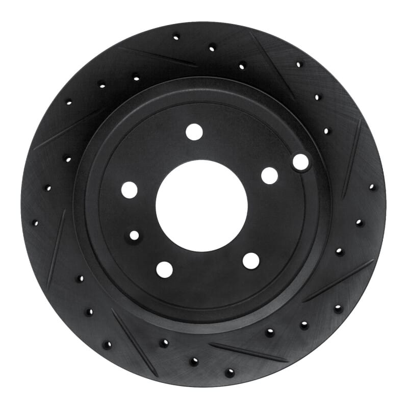 R1 Concepts — R1 07-15 Chevrolet Captiva Rear Right Drilled & Slotted Black Brake Rotor
R1 Brake Rotor Drill