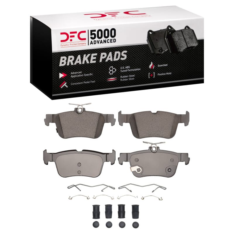 DFC — DFC 25-25 Ford Escape Rear 5000 Advanced Ceramic Brake Pads and Hardware Kit
DFC Brake Pad Set