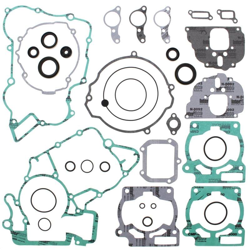 Vertex Pistons — Vertex Gaskets 14-15 Husqvarna TC 125 Complete Gasket Kit w/ Oil Seals