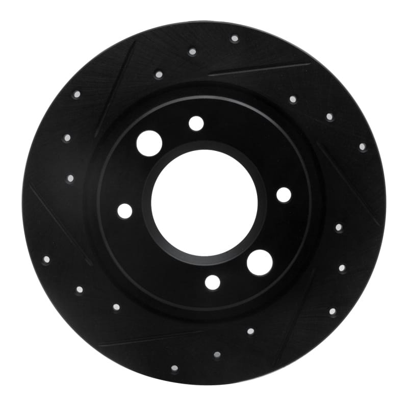 R1 Concepts — R1 71-89 Peugeot 604 Rear Left Drilled & Slotted Black Brake Rotor
R1 Brake Rotor Drill