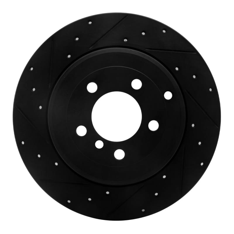 R1 Concepts — R1 03-05 Land Rover Range Rover Rear Left Drilled & Slotted Black Brake Rotor
R1 Brake Rotor Drill