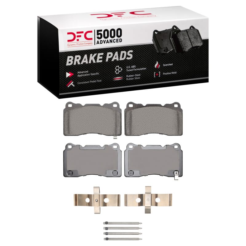 DFC — DFC 14-17 Dodge Viper Front 5000 Advanced Low Metallic Brake Pads and Hardware Kit
DFC Brake Pad Set