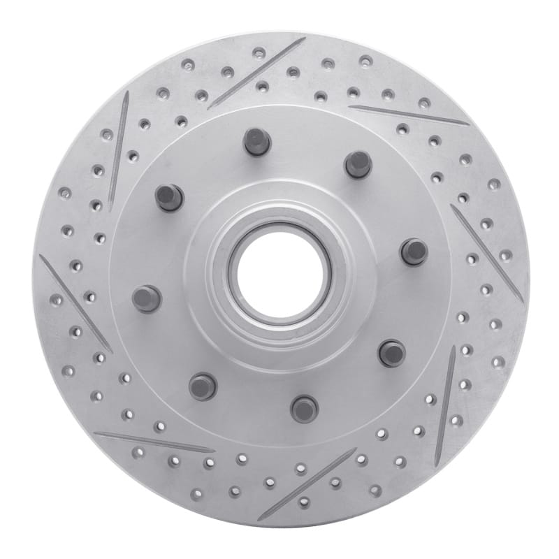 R1 Concepts — R1 92-02 Chevrolet C1500 Suburban Front Left Drilled & Slotted Geo-Carbon Rotor