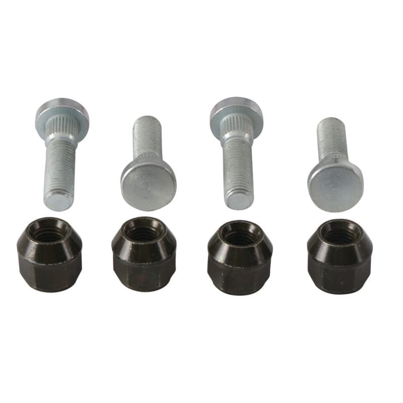 QuadBoss — Wheel Stud & Nut Kit, Front/Rear, Black