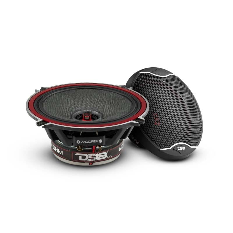 DS18 — DS18 5.25in 80 Watts RMS 3 ohm 2-Way Coaxial Speakers And Component System w/ Fiberglass Cone