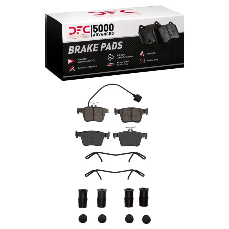 DFC — DFC 17-22 Audi RS3 Rear 5000 Advanced Ceramic Brake Pads and Hardware Kit
DFC Brake Pad Set