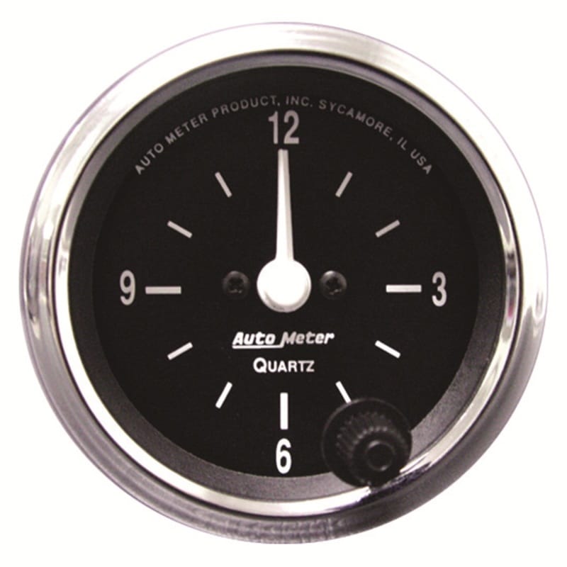 AutoMeter — Autometer Cobra 2 1/16in 12HR Analog Clock Gauge
GA 2" CLOCK COBRA