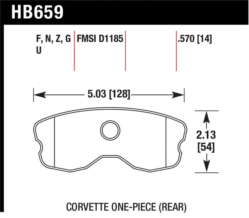 Hawk Performance — HP Plus Disc Brake Pad