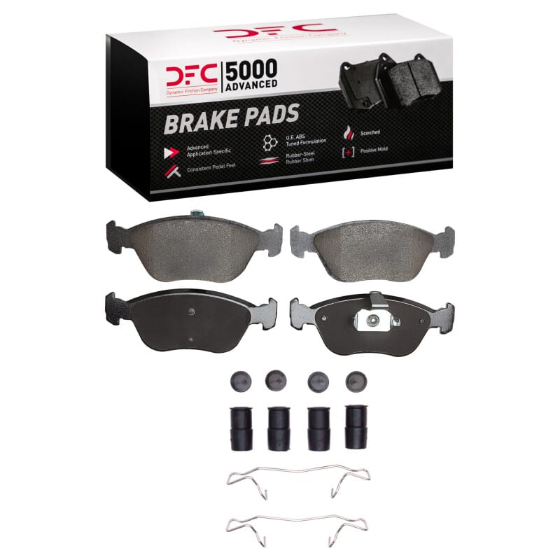 DFC — DFC 98-04 Volvo C70/V70/S70 Front 5000 Advanced Low Metallic Brake Pads and Hardware Kit
DFC Brake Pad Set