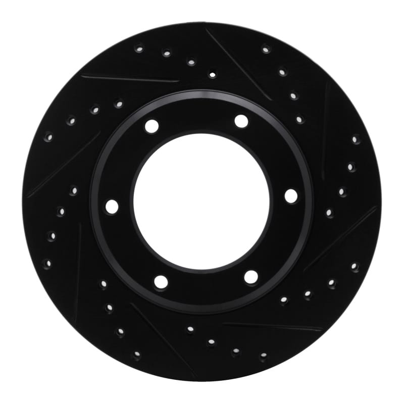 R1 Concepts — R1 90-92 Toyota Land Cruiser Front Right Drilled & Slotted Black Brake Rotor
R1 Brake Rotor Drill