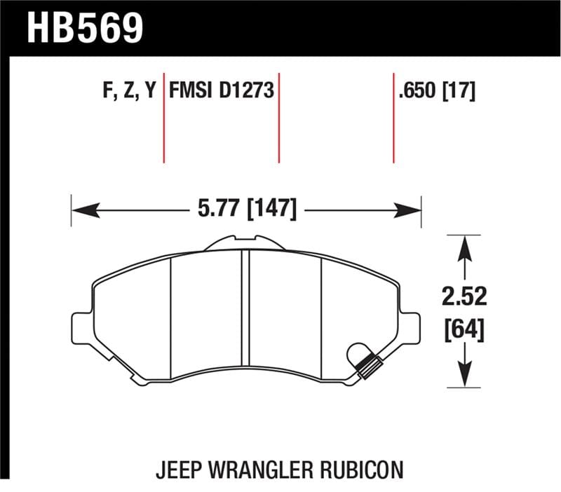 Hawk Performance — LTS Disc Brake Pad