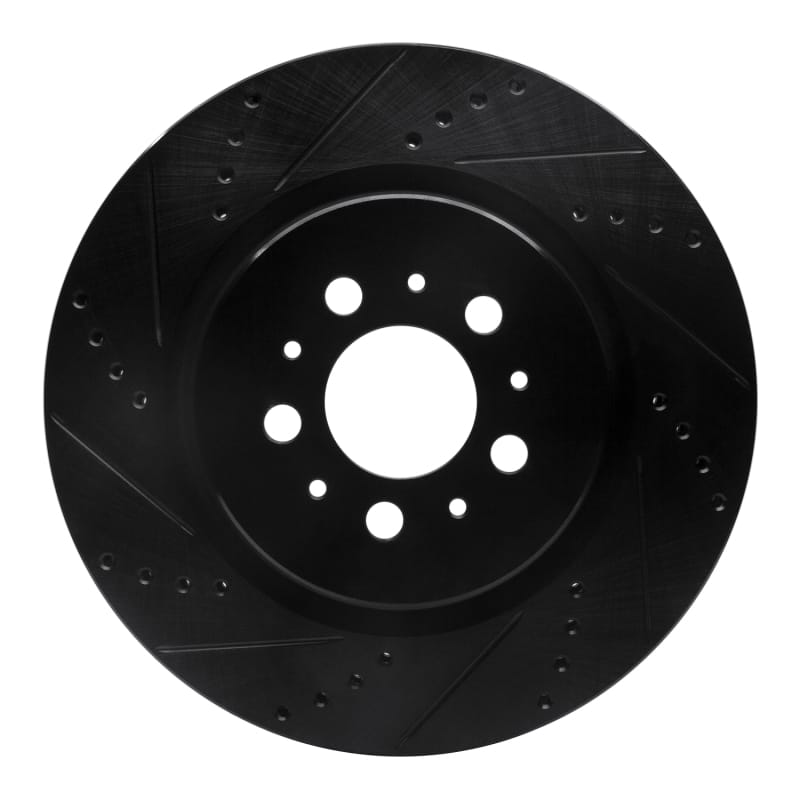 R1 Concepts — R1 04-07 Volvo V70 Rear Left Drilled & Slotted Black Brake Rotor
R1 Brake Rotor Drill