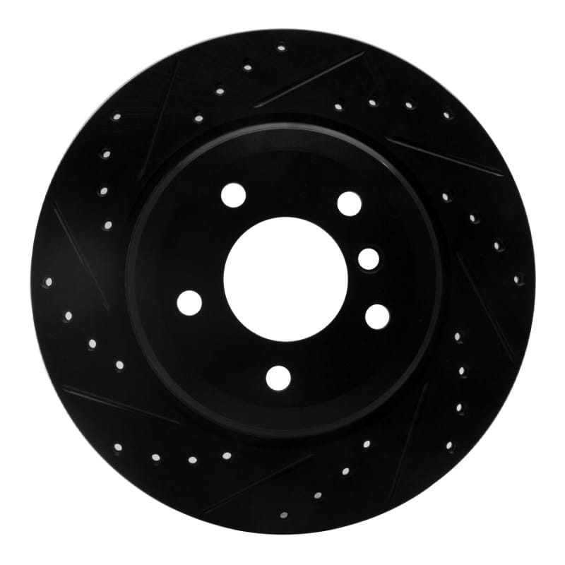 R1 Concepts — R1 04-10 BMW 525I (USA/Canada) Rear Left Drilled & Slotted Black Brake Rotor
R1 Brake Rotor Drill