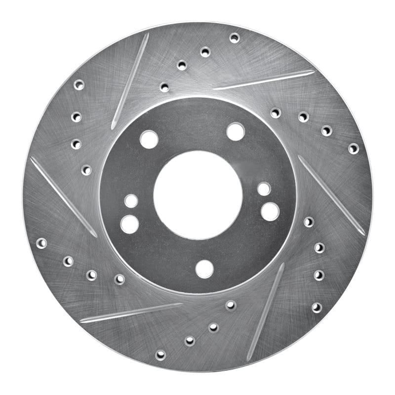 R1 Concepts — R1 89-90 Nissan 300ZX Front Left Drilled & Slotted Silver Brake Rotor
R1 Brake Rotor Drill