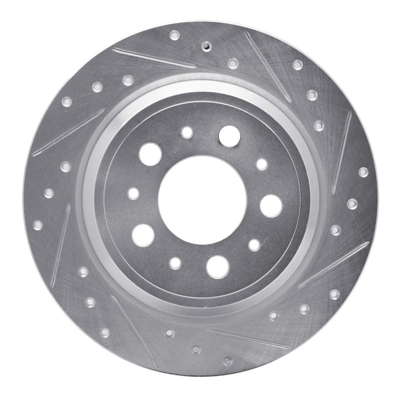 R1 Concepts — R1 99-09 Volvo S80 Rear Right Drilled & Slotted Silver Brake Rotor
R1 Brake Rotor Drill