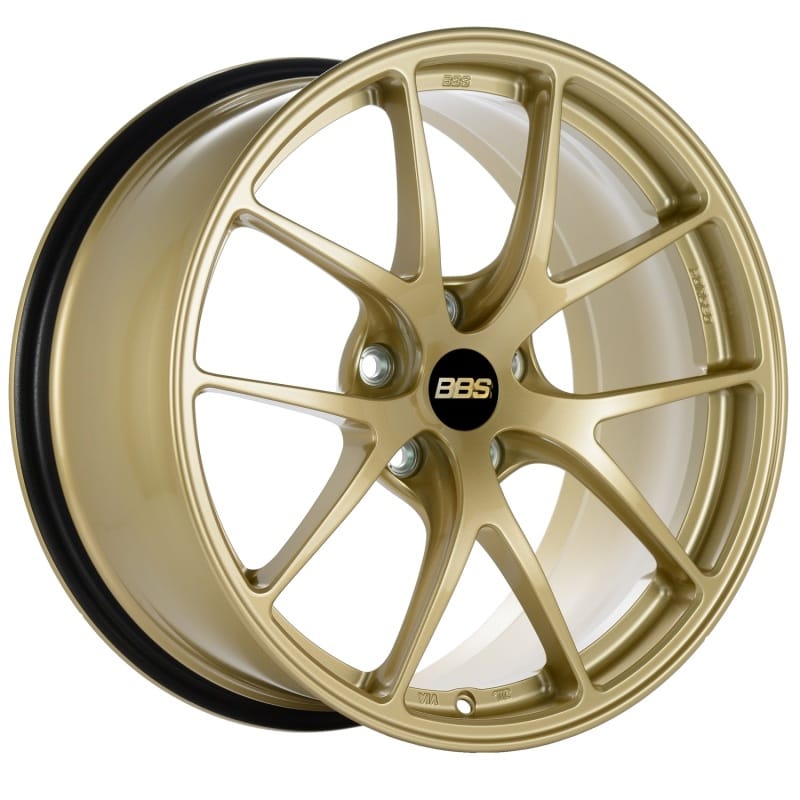 BBS — BBS RI-A 18x9.5 5x120 ET40 Gold Wheel -82mm PFS/Clip Required