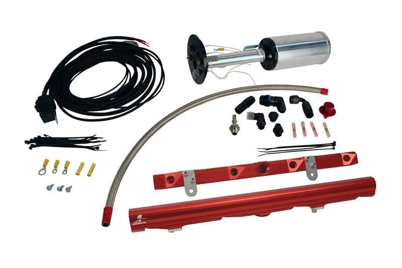 Aeromotive — 03-13 Corvette Stealth Eliminator Race Fuel System with LS2 Fuel Rails