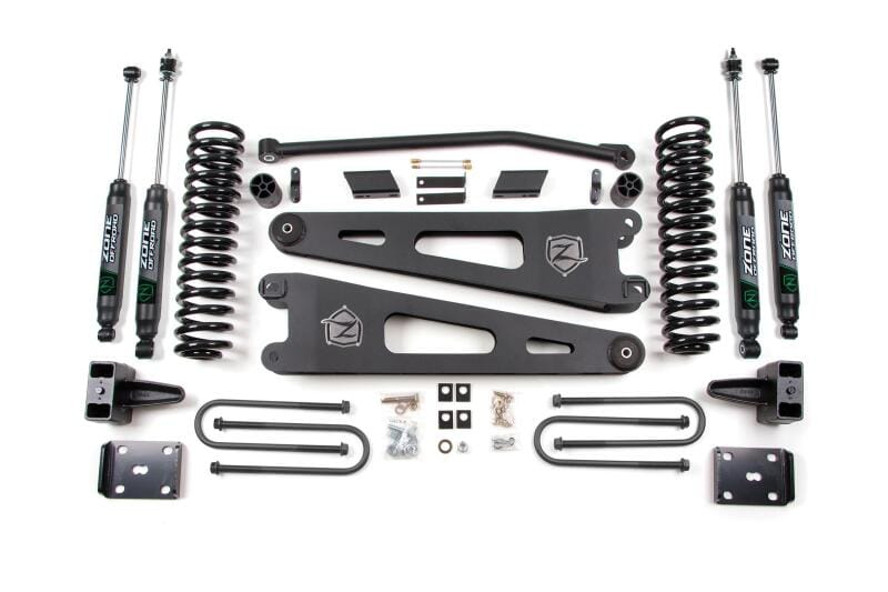 Zone Offroad — Zone Offroad 11 F SD 4in Radius Arm System - Diesel w/ovrld