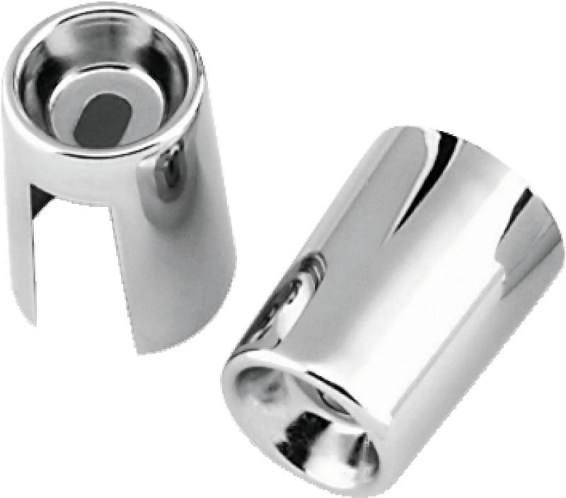 Bikers Choice — Chrome Shock Absorber Stud Covers