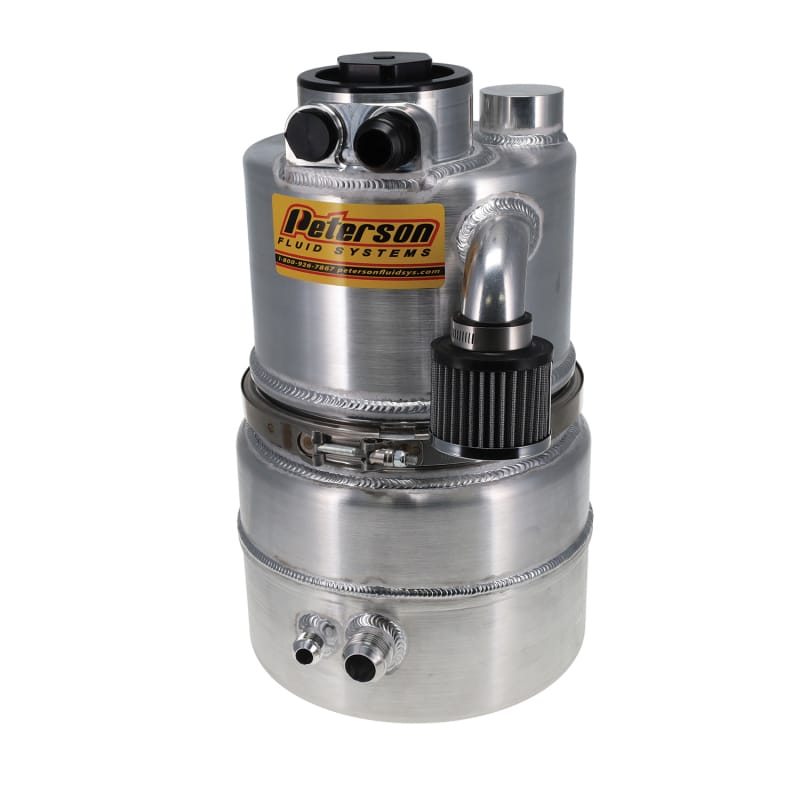 Peterson Fluid Systems — Peterson Fluid Systems Oil Tank 5 Gallon Dual Return Micron w/ Filter