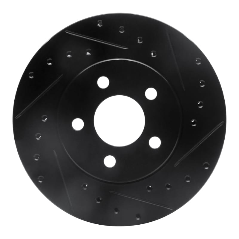 R1 Concepts — R1 95-00 Chrysler Sebring Front Right Drilled & Slotted Black Brake Rotor
R1 Brake Rotor Drill