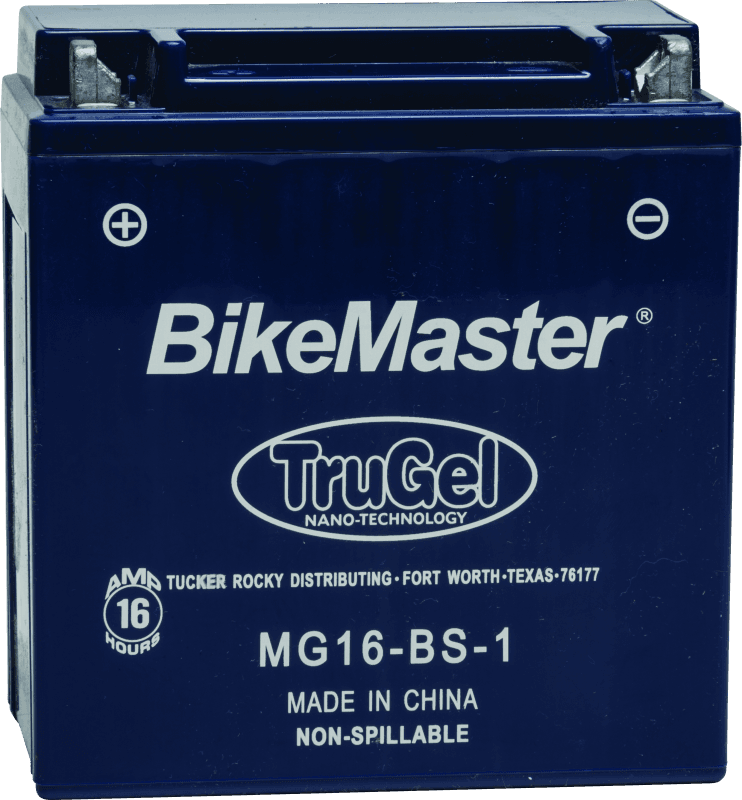 BikeMaster — BikeMaster TruGel Battery MG16-BS-1