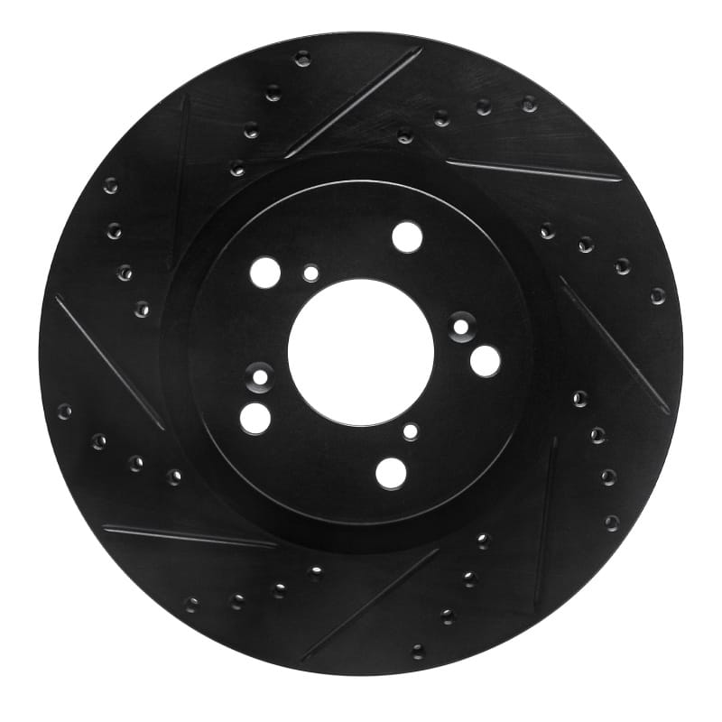 R1 Concepts — R1 09-14 Acura TL Front Left Drilled & Slotted Black Brake Rotor
R1 Brake Rotor Drill
