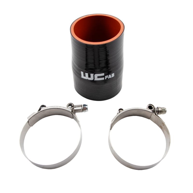 Wehrli — Wehrli 2.75in. x 3in. ID Straight Reducer 4.5in. Long Silicone Boot and Clamp Kit
2.75-3x4.5Boot&Clamp