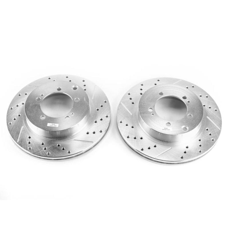 PowerStop — Power Stop 03-06 Mitsubishi Lancer Rear Evolution Drilled & Slotted Rotors - Pair
PowerStop XPR