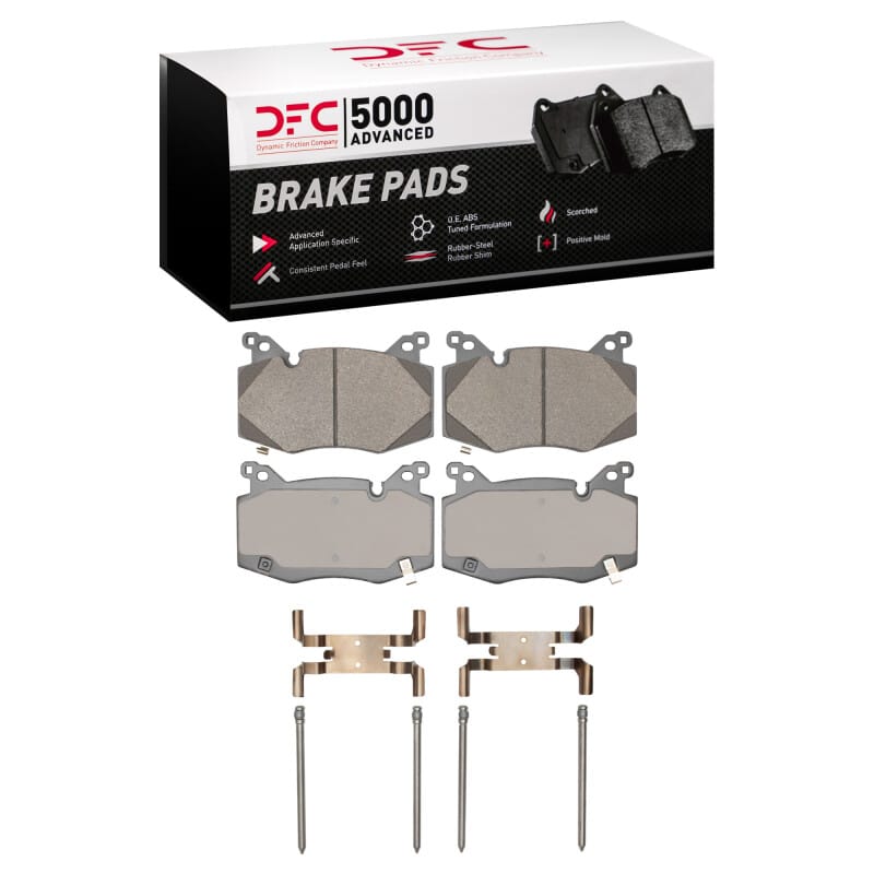 DFC — DFC 19-20 Cadillac CT6 Front 5000 Advanced Low Metallic Brake Pads and Hardware Kit