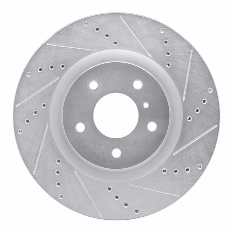R1 Concepts — R1 03-08 Infiniti G35 Front Right Drilled & Slotted Silver Brake Rotor
R1 Brake Rotor Drill