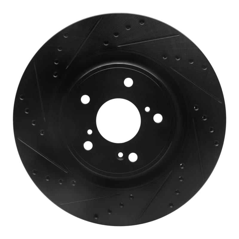 R1 Concepts — R1 20-22 Honda CR-V Front Left Drilled & Slotted Black Brake Rotor
R1 Brk Rot Drl Slt