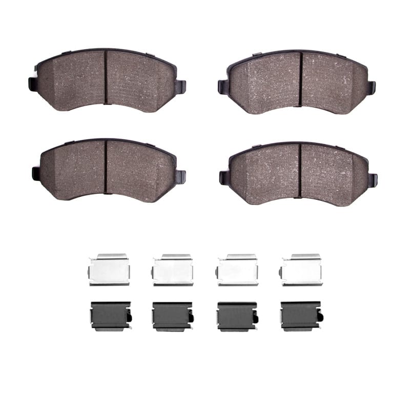 DFC — DFC 01-07 Chrysler Voyager Front 5000 Advanced Semi Metallic Brake Pads and Hardware Kit
DFC Brake Pad Set