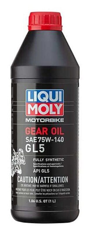 LIQUI MOLY — LIQUI MOLY 1L Motorbike Gear Oil (GL5) SAE 75W140
lqm20088