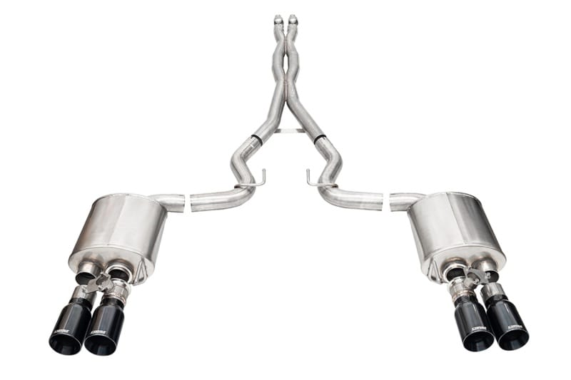 CORSA Performance — Corsa 2024-2025 Ford Mustang V8 5.0L 3in Cat-Back Exhaust System w/ Twin 4in Black Straight Tips
Exhaust
