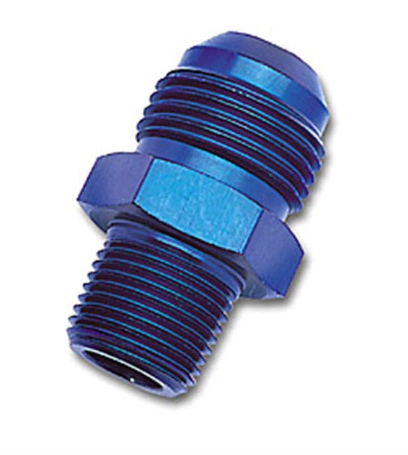 Russell — Russell Performance -6 AN to 1/8in NPT Straight Flare to Pipe (Blue)
Adapter Fitting