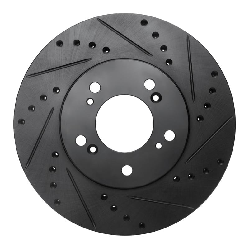 R1 Concepts — R1 93-95 Acura Legend Front Right Drilled & Slotted Black Brake Rotor
R1 Brake Rotor Drill
