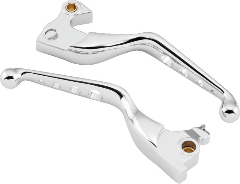 Bikers Choice — Bikers Choice 14-22 XL Chrome O Series 4 Hole Lever Set