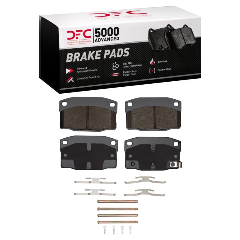 DFC — DFC 88-90 Pontiac 6000 Rear 5000 Advanced Semi Metallic Brake Pads and Hardware Kit
DFC Brake Pad Set