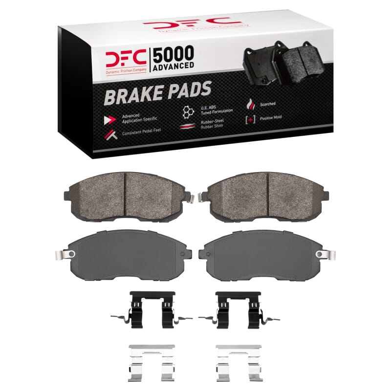 DFC — DFC 03-05 Infiniti G35 Front 5000 Advanced Semi Metallic Brake Pads and Hardware Kit
DFC Brake Pad Set