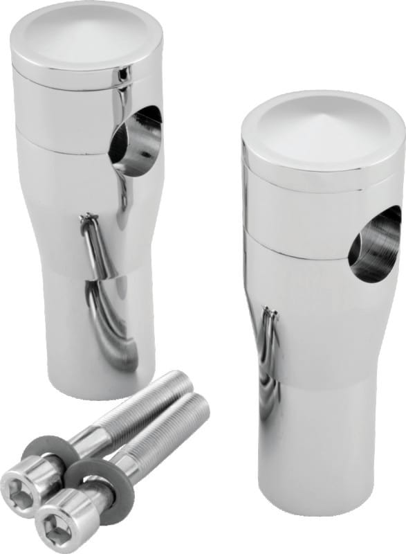 Bikers Choice — Chrome Smooth Top Risers For DNA Springer