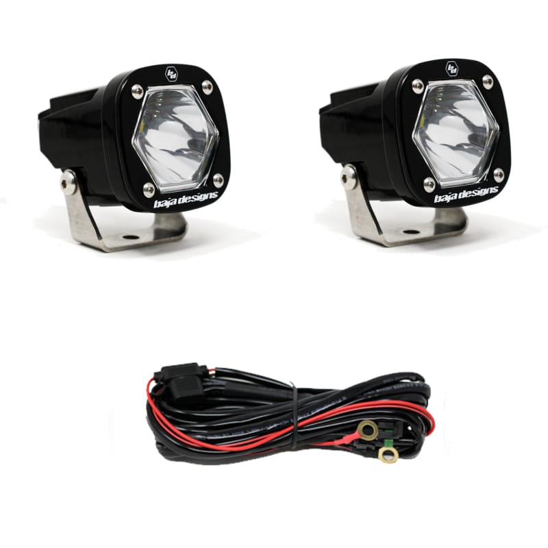 Baja Designs — Baja Designs S1 Spot LED Light w/ Mounting Bracket Pair