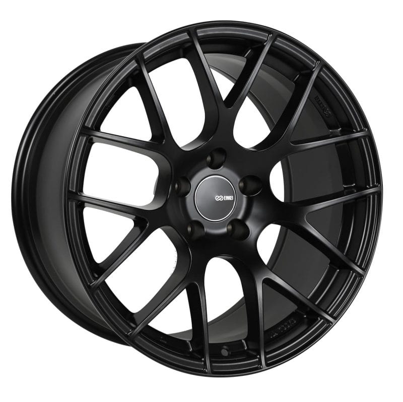 Enkei — Enkei Raijin 18x8 42mm Offset 5x120 Bolt Pattern 72.6 Bore Diameter Matte Black Wheel