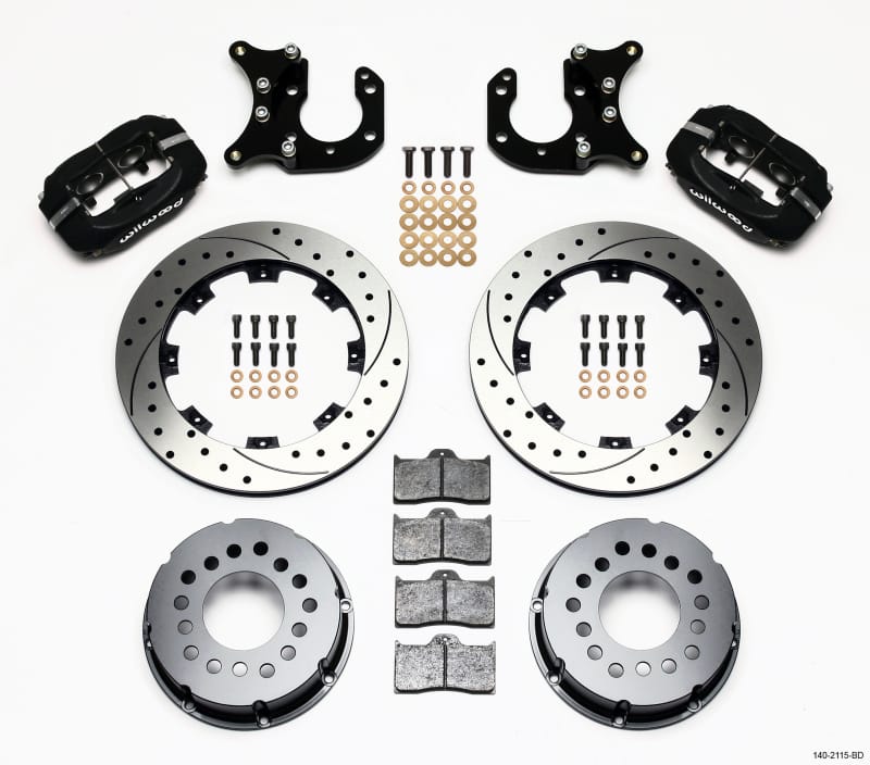 Wilwood — Wilwood Forged Dynalite P/S Rear Kit Drilled Rotor Big Ford 2.36in Offset
BRAKE KIT