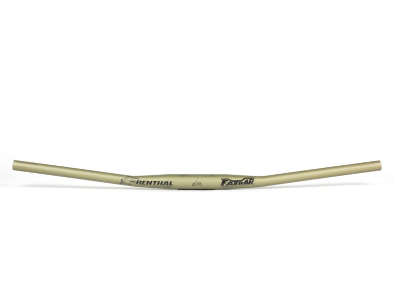 Renthal — Renthal V3 Fatbar Lite Zero Rise - Aluminum Gold