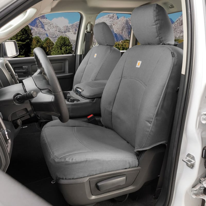 Covercraft — Covercraft 21-24 Ford F150 Carhartt PrecisionFit Custom Second Row Seat Covers - Gravel