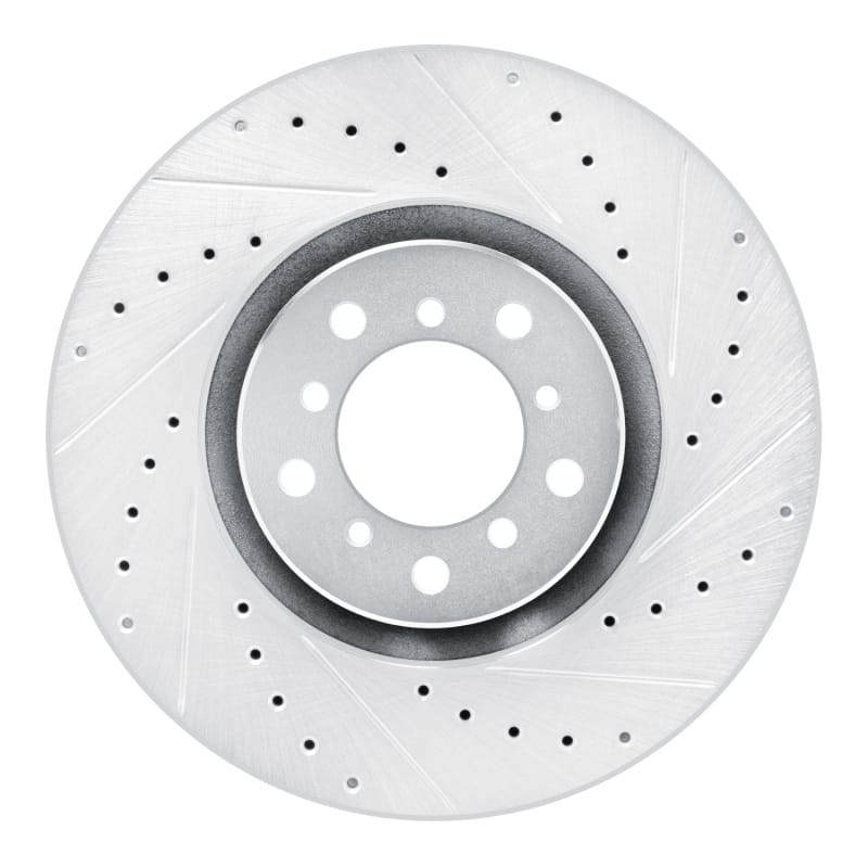 R1 Concepts — R1 00-03 BMW M5 Left Front Drilled & Slotted Silver Brake Rotor
R1 Brake Rotor Drill