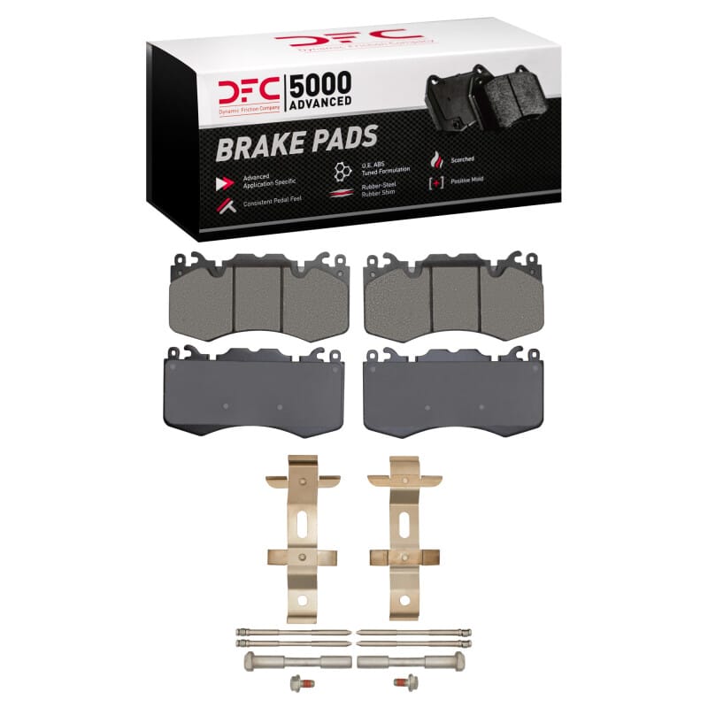 DFC — DFC 10-22 Land Rover Range Rover Sport Front 5000 Advanced Low Metallic Brake Pads and Hardware Kit
DFC Brake Pad Set
